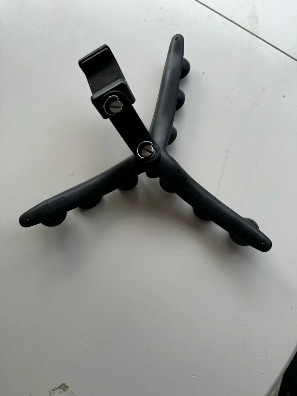 TENIKLE Black FLEXIBLE PHONE Stand with Three-Arm Support